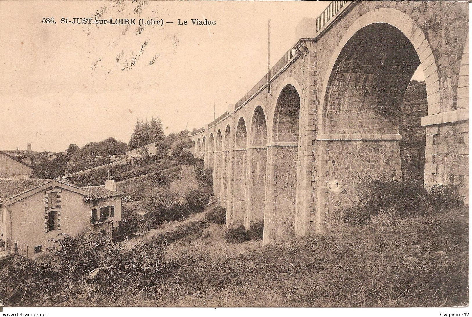 ST-JUST-SUR-LOIRE (42) Le Viaduc (Cliché Pas Courant) - Saint Just Saint Rambert