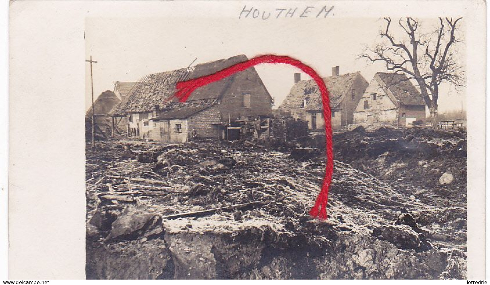 COMINES WARNETON HOUTHEM Dichteleiferme  Carte Photo Allemande - Comines-Warneton - Komen-Waasten