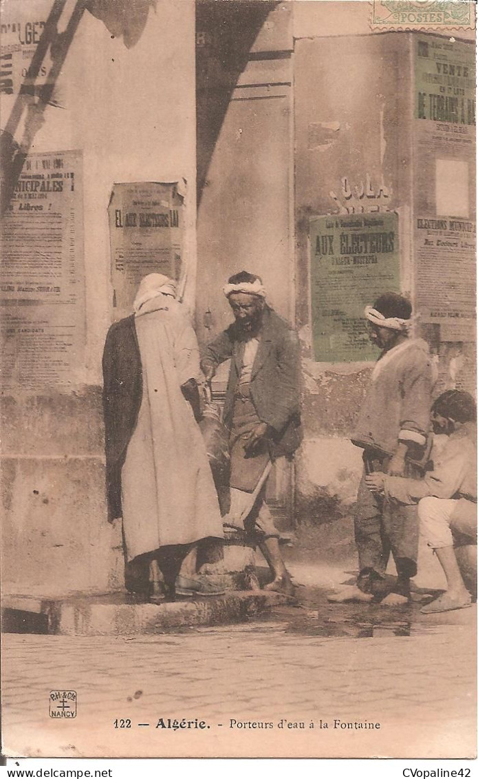 ALGERIE - Porteurs D'Eau à La Fontaine En 1905 - Professions