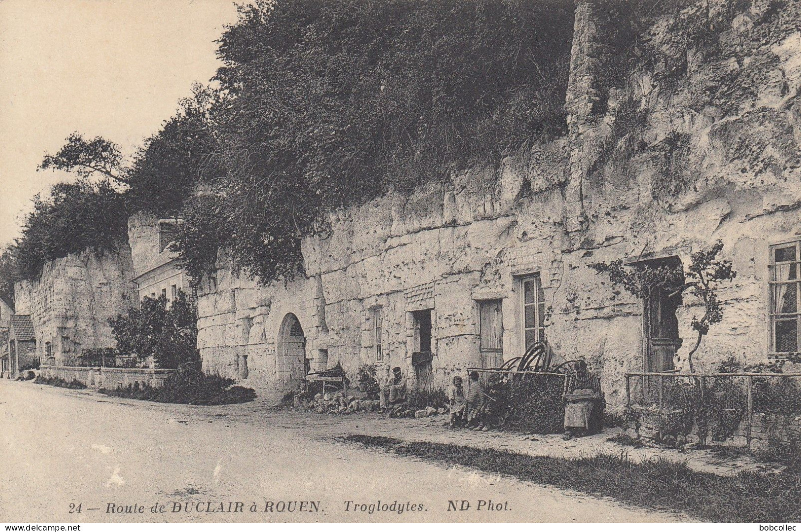 DUCLAIR (Seine-Maritime): Route De Duclair à Rouen - Troglodytes - Duclair