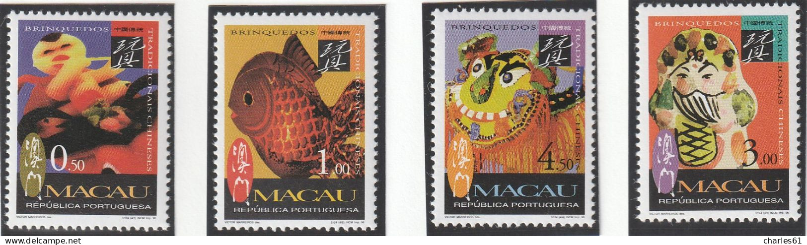 MACAO - N°839/42 ** (1996) Jouets - Ongebruikt