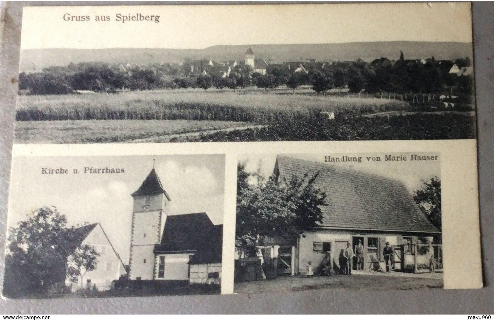 OLD POSTCARD GERMANY DEUTSCHLAND Baden-Wurttemberg > Altensteig  STIELBERG KIRCHE HANDLUNG VON MARIE HAUSER AK 1914 - Altensteig
