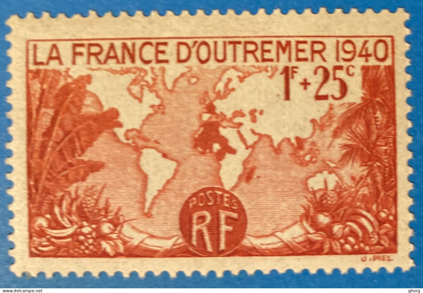 France 1940 : La France D'Outre-mer N° 453 Oblitéré - Nuevos