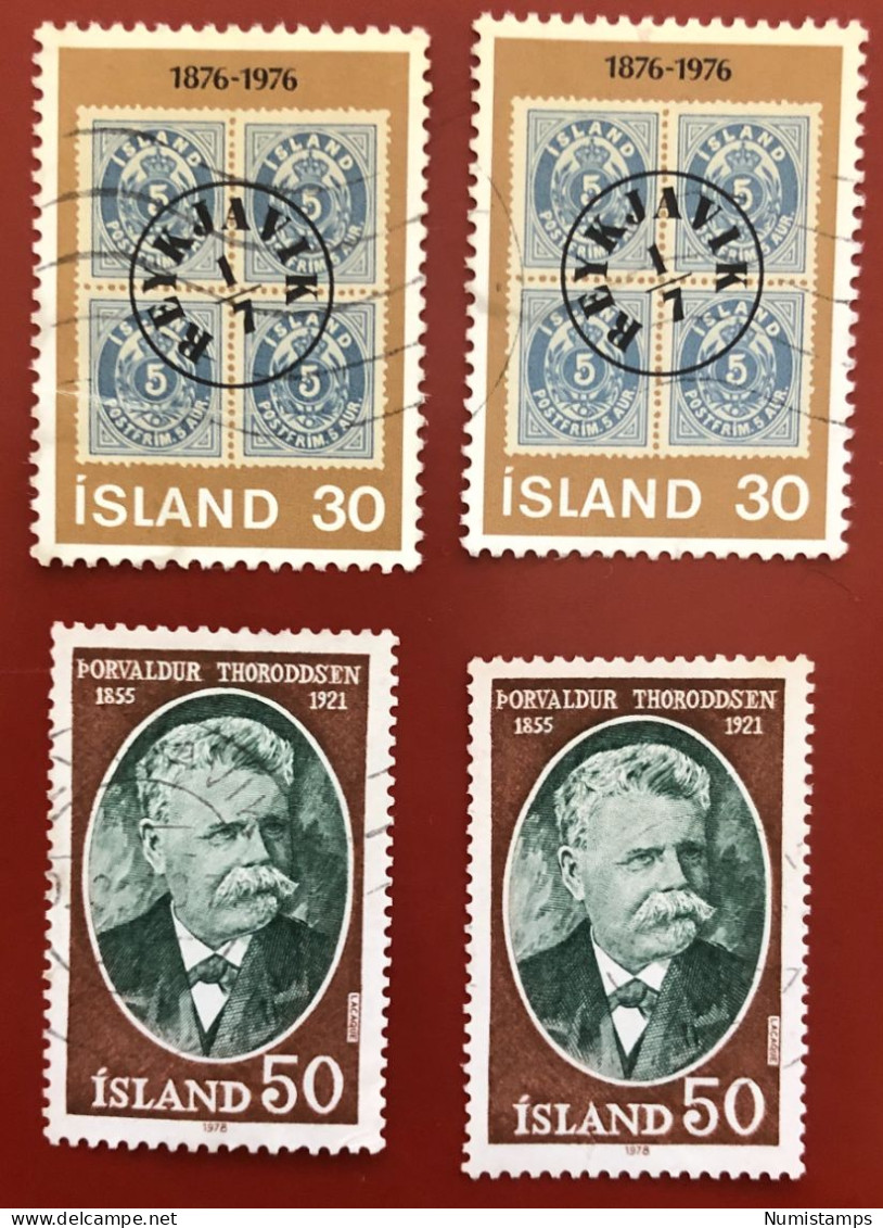 Iceland - 1976 - 1978 - Used Stamps
