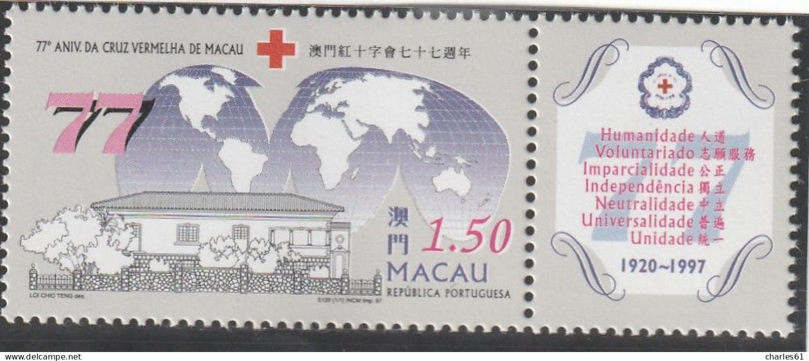 MACAO - N°869 ** (1997) Croix-Rouge - Nuovi