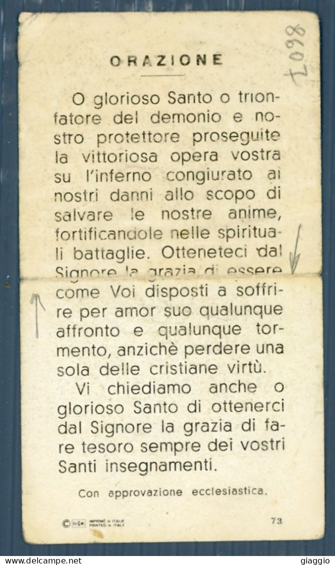 °°° Santino N. 8607 - Orazione °°° - Religion & Esotérisme