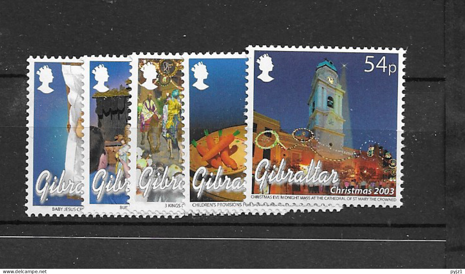 2003 MNH Gibraltar Mi 1058-62 - Gibraltar