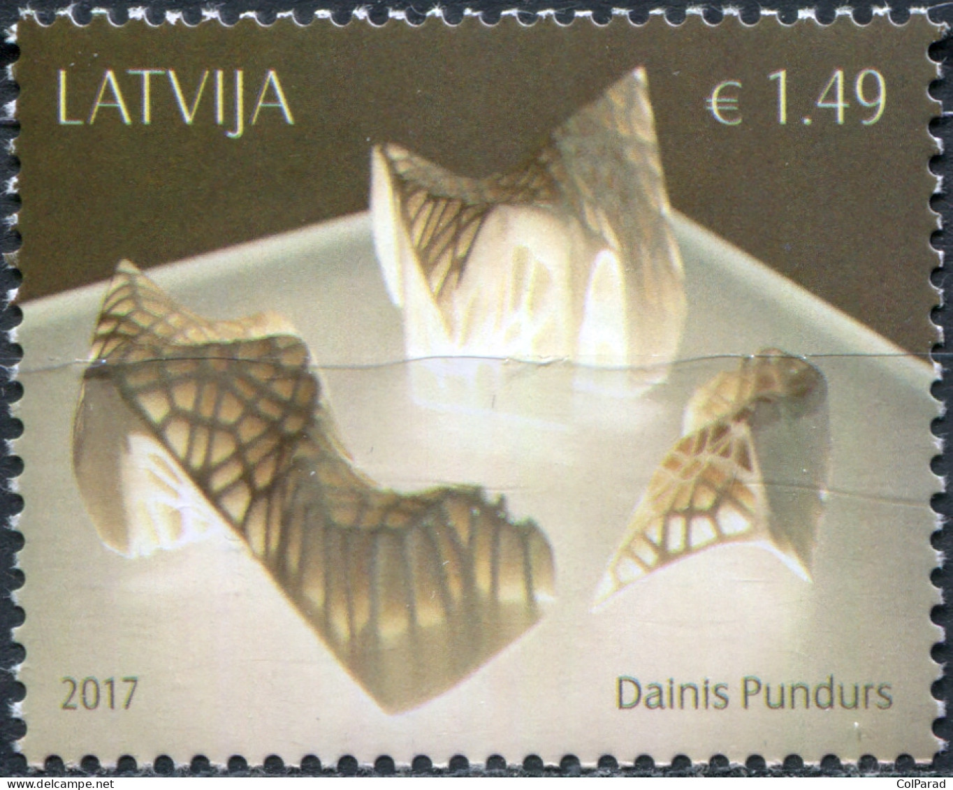 LATVIA - 2017 - STAMP MNH ** - Artwork Of Dainis Pundurs - Lettonie