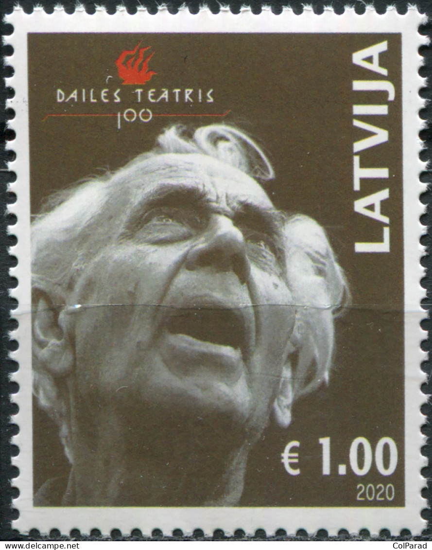 LATVIA - 2020 - STAMP MNH ** - 100th Anniversary Of The Dailes Theater - Lettonie