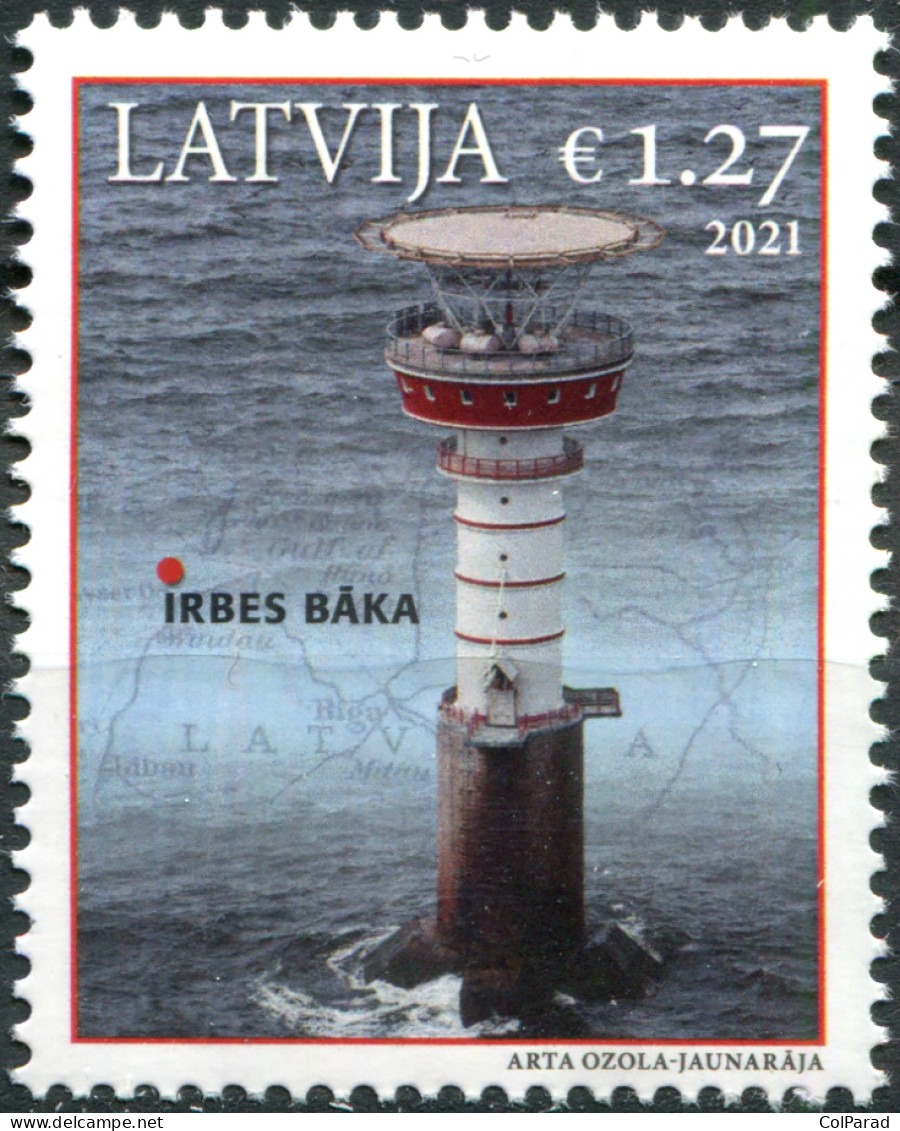 LATVIA - 2021 - STAMP MNH ** - Irbe Lighthouse - Lettonie
