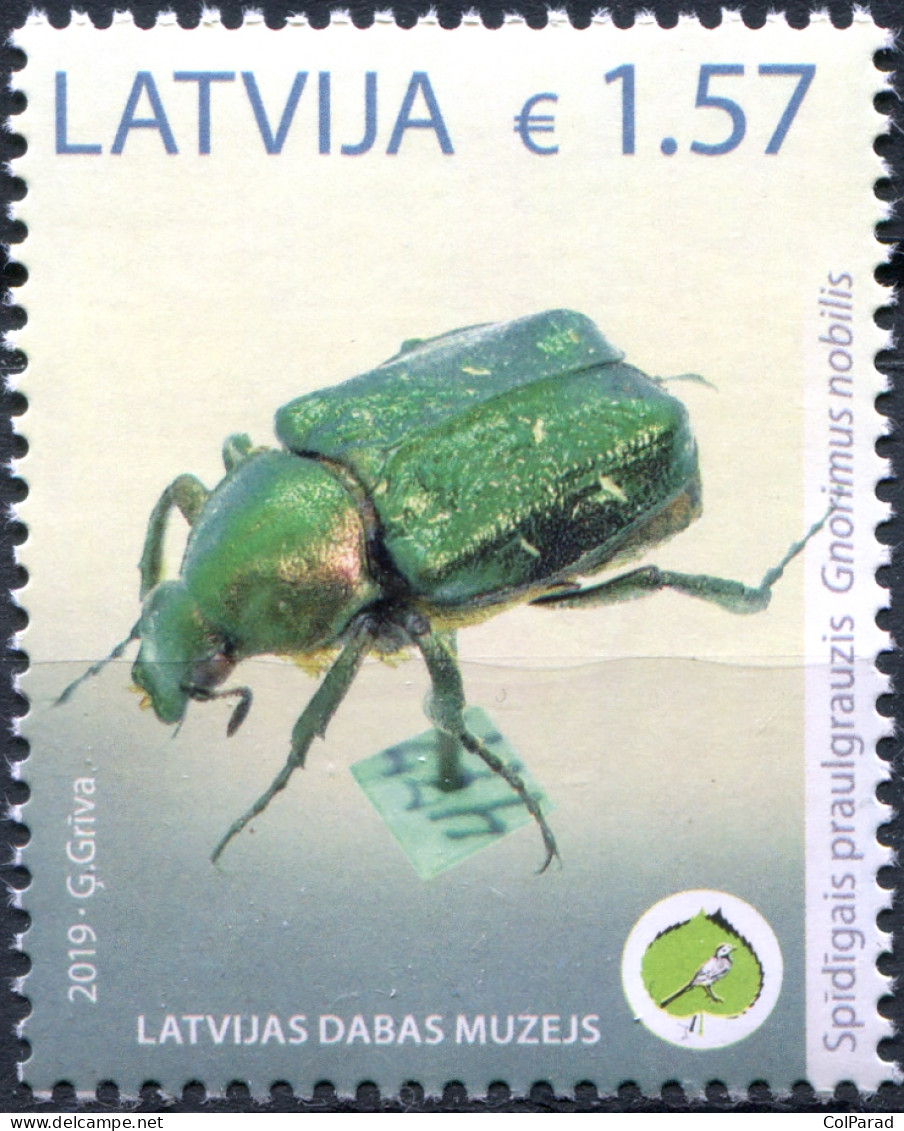 LATVIA - 2019 - STAMP MNH ** - Noble Chafer (Gnorimus Nobilis) - Letland