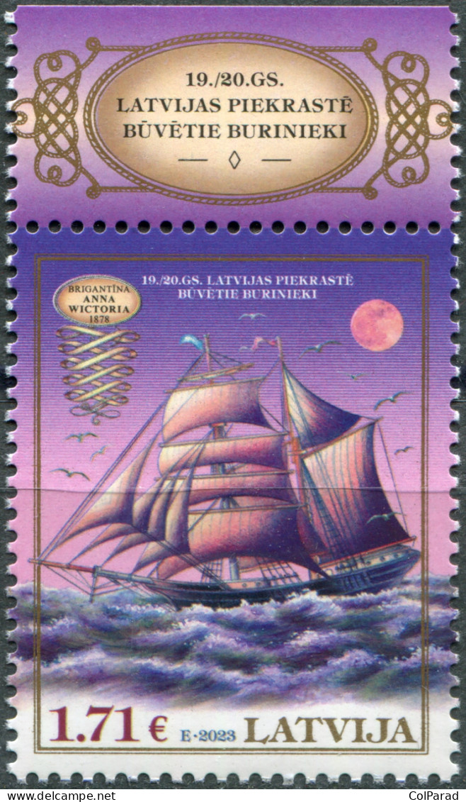 LATVIA - 2023 - STAMP MNH ** - Brigantine Anna Victoria, 1878 - Letland