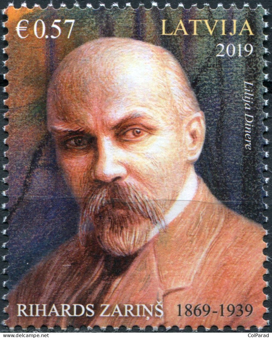 LATVIA - 2019 - STAMP MNH ** - Rihards Zariņš, Graphic Artist - Latvia