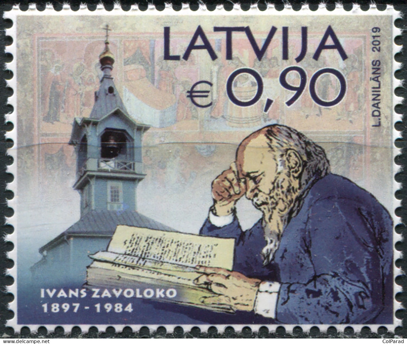 LATVIA - 2019 - STAMP MNH ** - Ivan Zavoloko, Historian Of Old Believers - Letland