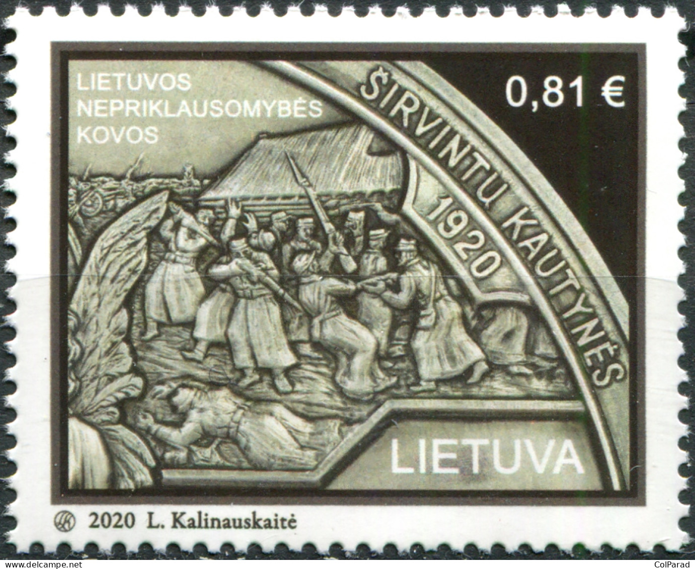 LITHUANIA - 2020 - STAMP MNH ** - Centenary Of Wars Of Independence - Lithuania