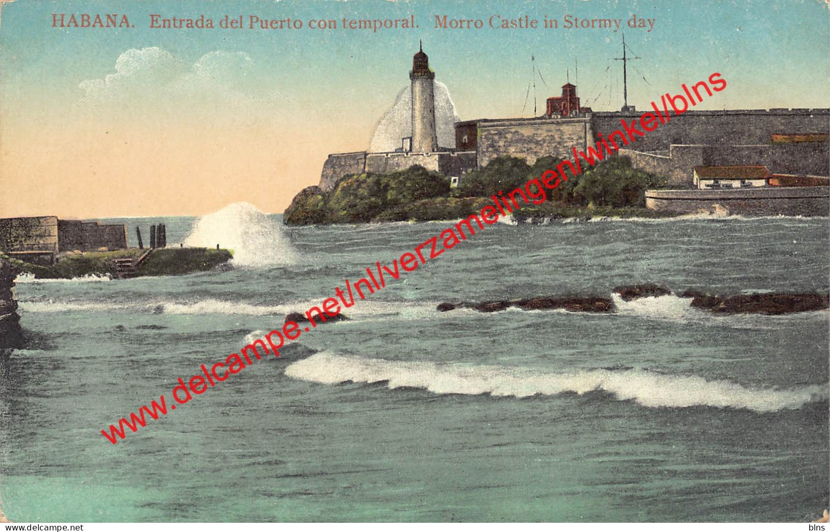 Habana - Entrada Del Puerto Con Temporal - Cuba - Cuba