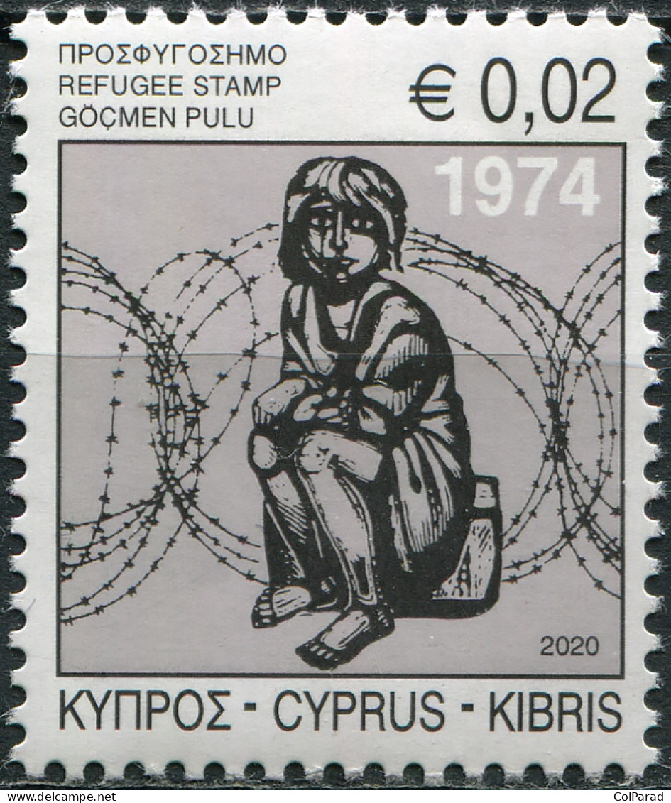CYPRUS - 2020 - STAMP MNH ** - Refugee Fund Stamp 2020 - Nuovi