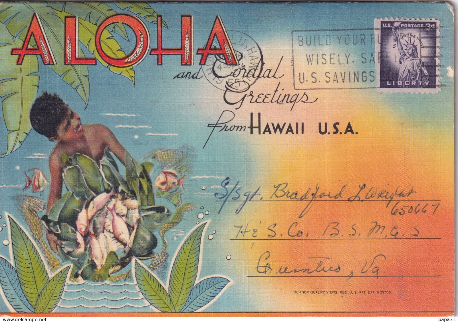Carnet ,Dépliant ALOHA  And Cordial Greetinqs From HAWAII USA - Andere & Zonder Classificatie