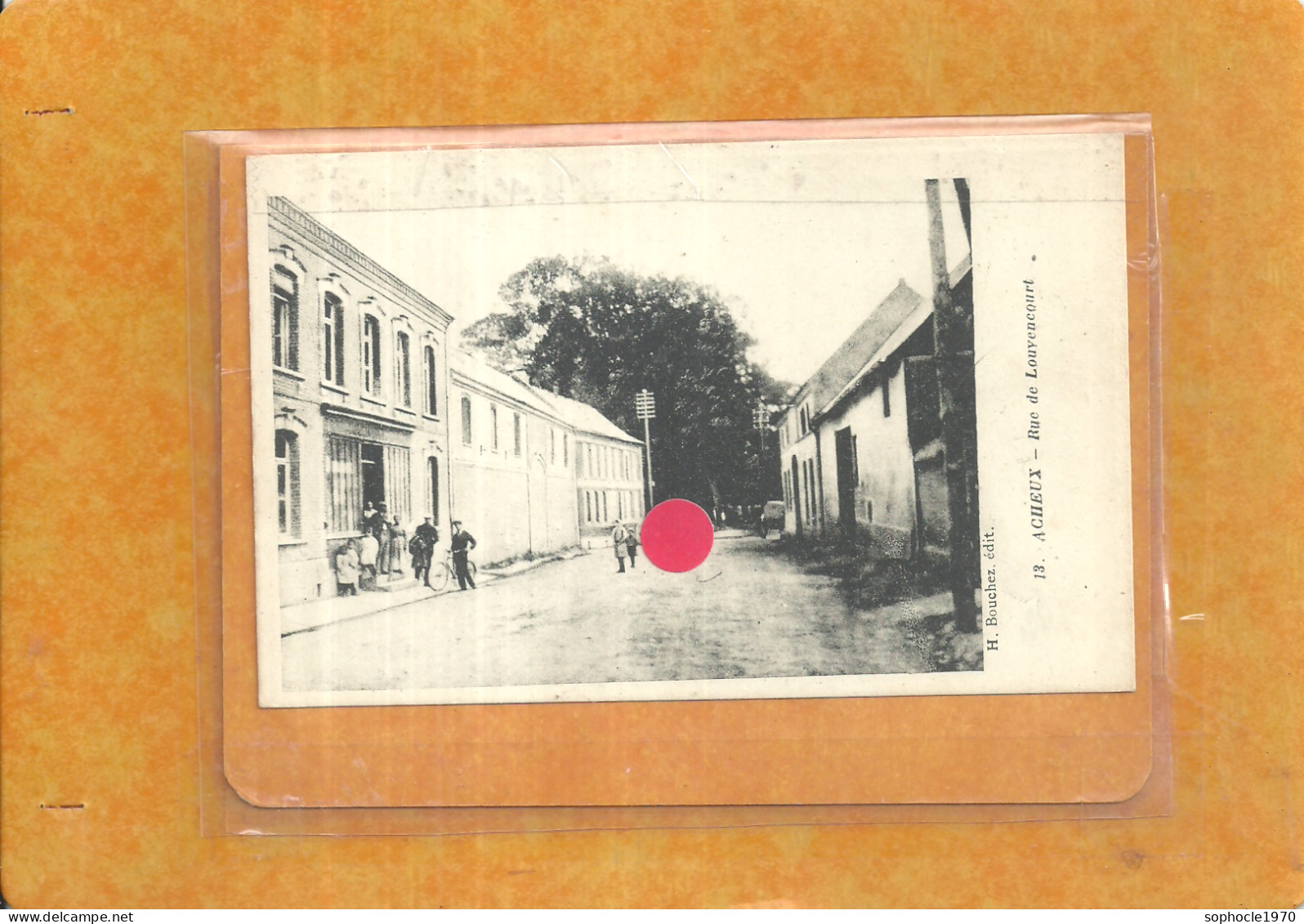 3-2024 - SOMME - 80 - ACHEUX - Editeur Bouchez - Rue De Louvencourt - Acheux En Amienois