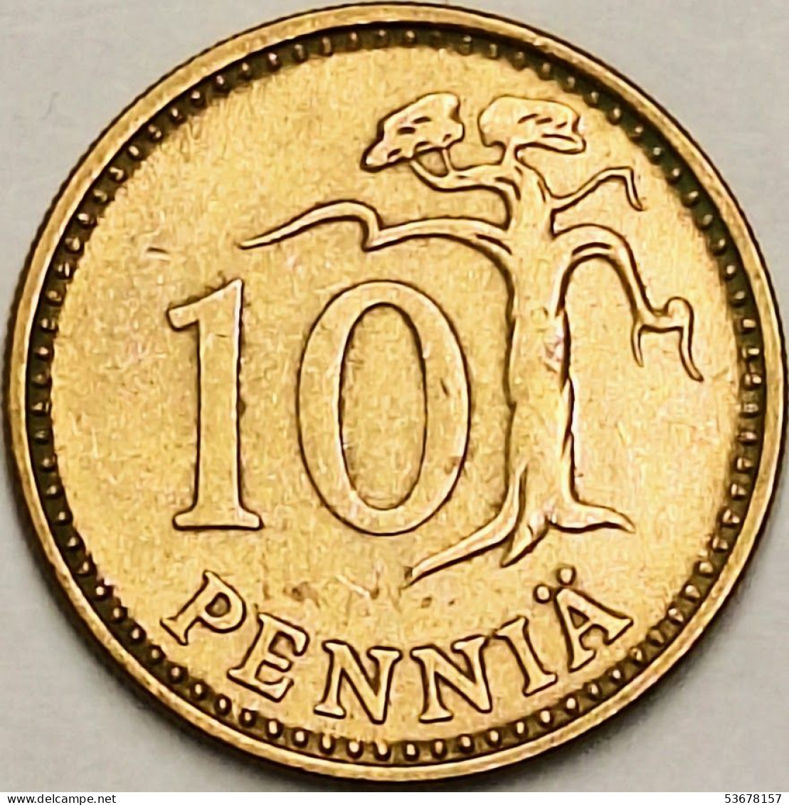 Finland - 10 Pennia 1972 S, KM# 46 (#3919) - Finnland