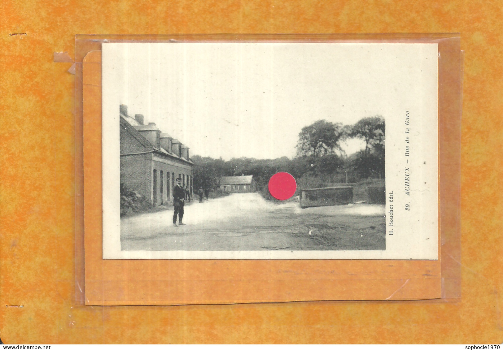 3-2024 - SOMME - 80 - ACHEUX - Editeur Bouchez - Rue De La Gare - Acheux En Amienois