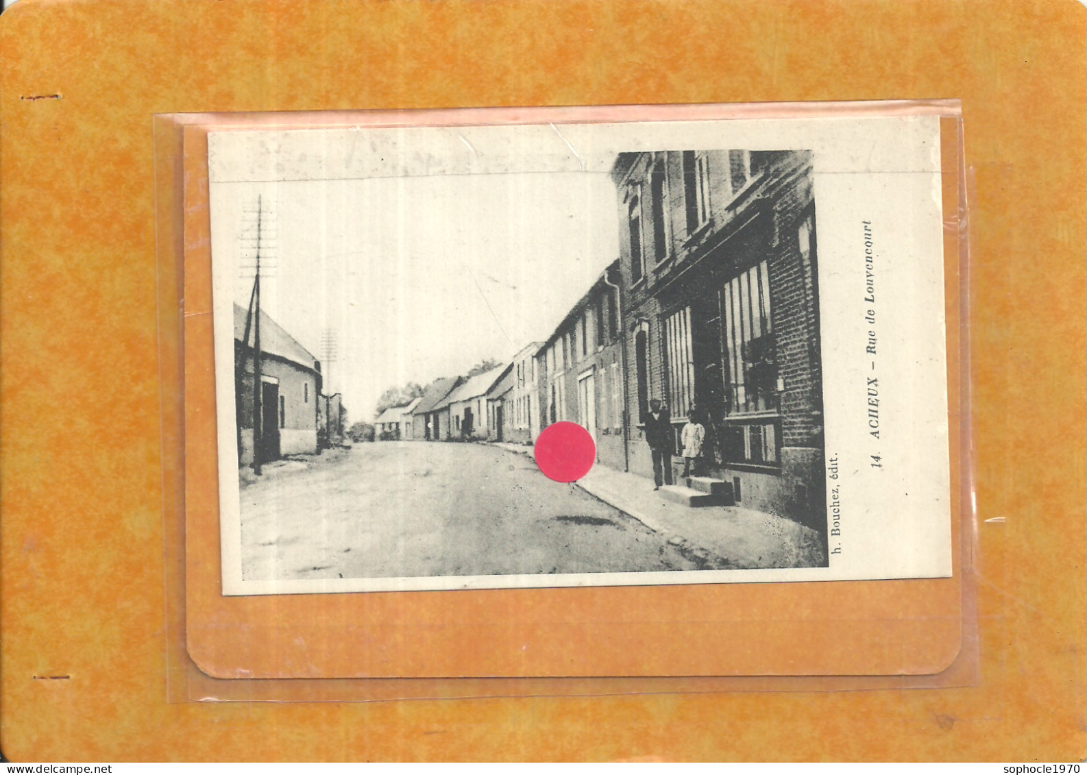 3-2024 - SOMME - 80 - ACHEUX - Editeur Bouchez - Rue De Louvencourt - Acheux En Amienois