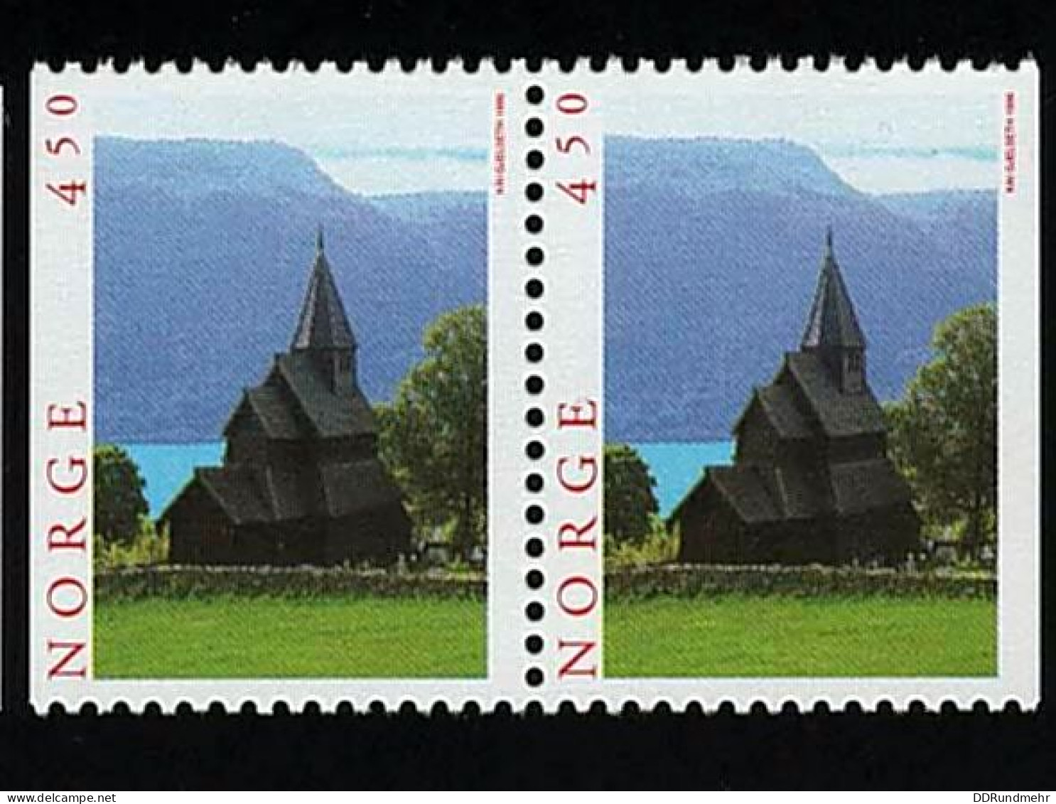 1996 Staff Church Michel NO 1209Dl/Dr AFA NO 1207Cv-h Norgeskatalogen NO 1258BB Xx MNH - Neufs