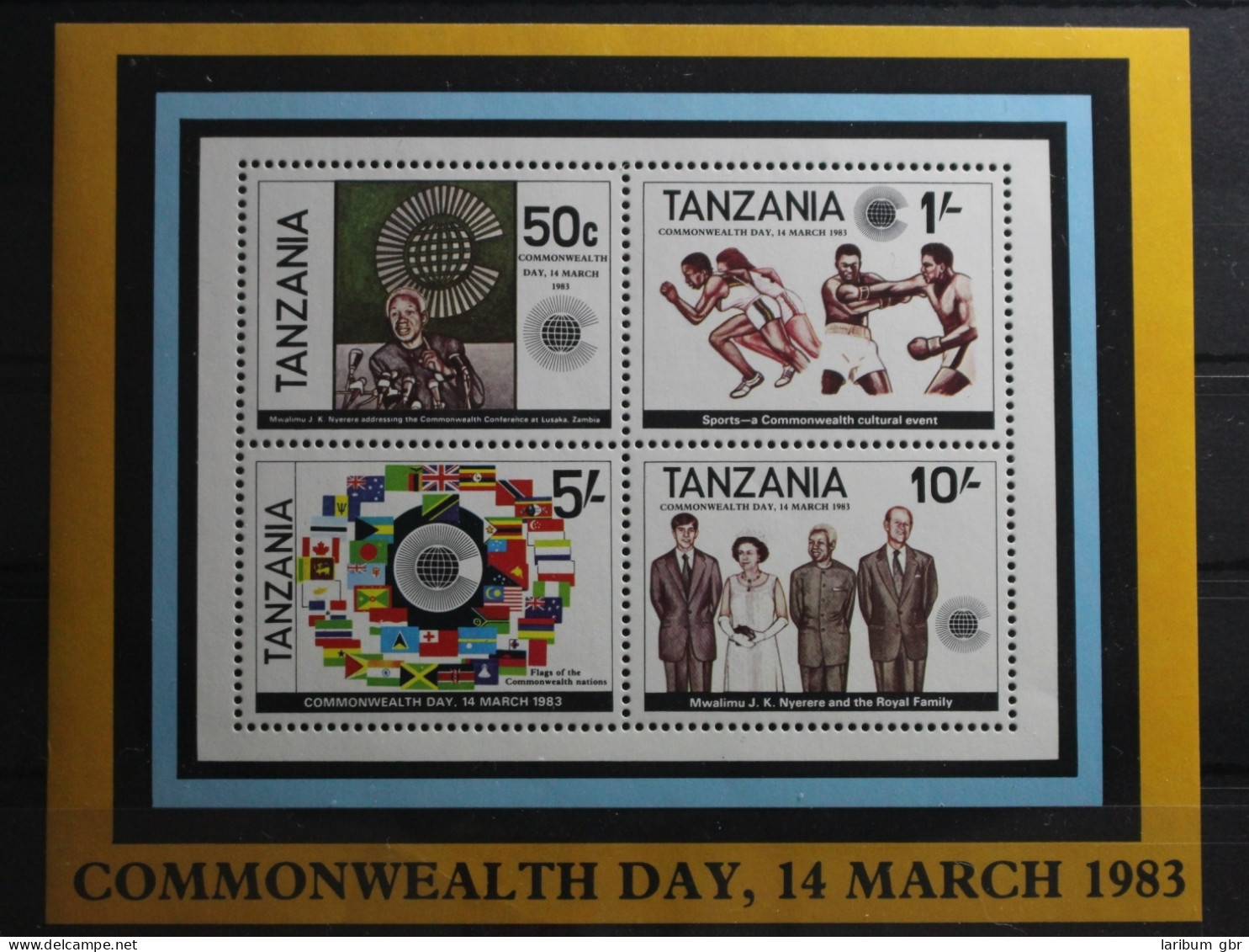 Tansania Block 32 Mit 221-224 Postfrisch #TQ350 - Tanzania (1964-...)