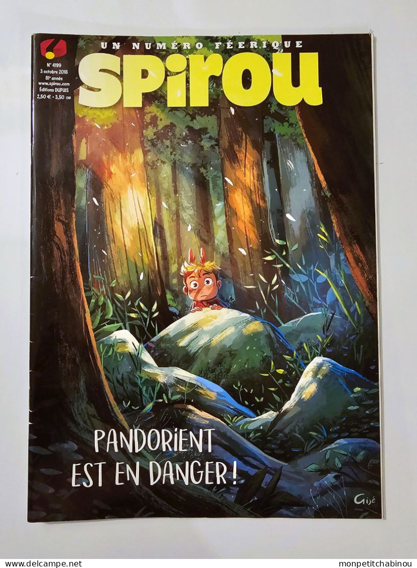 SPIROU Magazine N°4199 (3 Octobre 2018) - Spirou Magazine