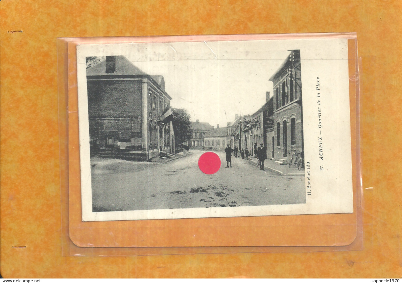 3-2024 - SOMME - 80 - ACHEUX - Editeur Bouchez - Quartier De La Place - Animation - Acheux En Amienois