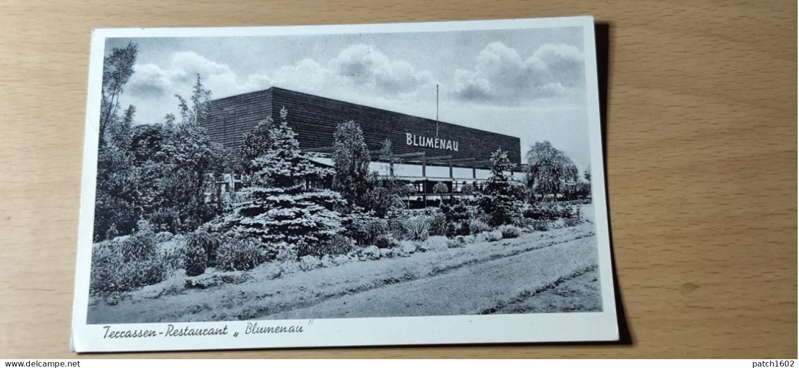 Sandtorf Mannheim In Baden Württemberg, Terrassenrestaurant Blumenau, A. Halter - Mannheim