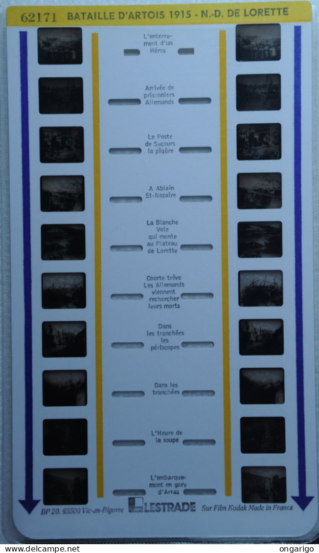 LESTRADE :     62171  BATAILLE D'ARTOIS 1915  - N-D. DE LORETTE - Visionneuses Stéréoscopiques