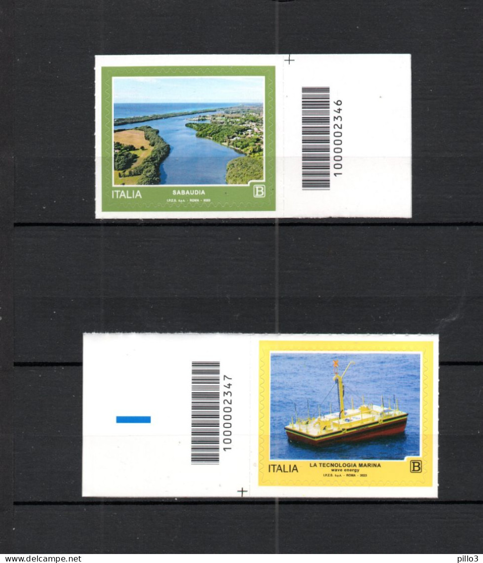 ITALIA :  Italia Del Mare - Codici A Barre -  5 Val.  MNH**  Del  11.7.2023 - Bar Codes