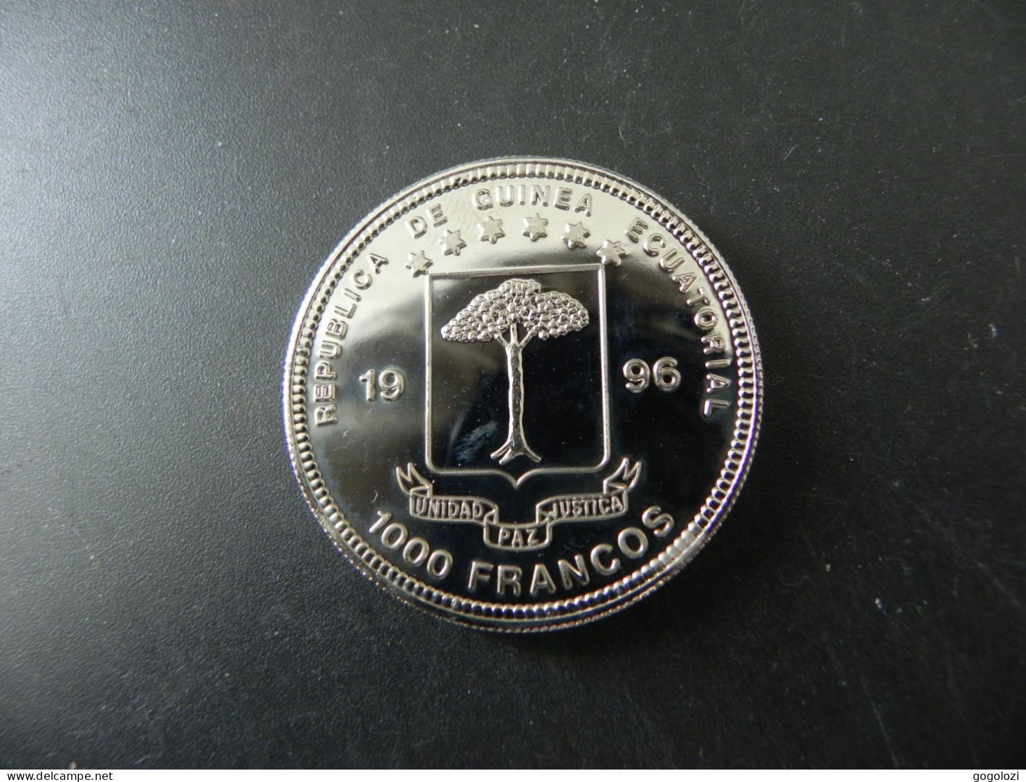Equatorial Guinea 1000 Francos 1996 - Lugares Famosos Del Mundo - Spannörter - Guinea Ecuatorial