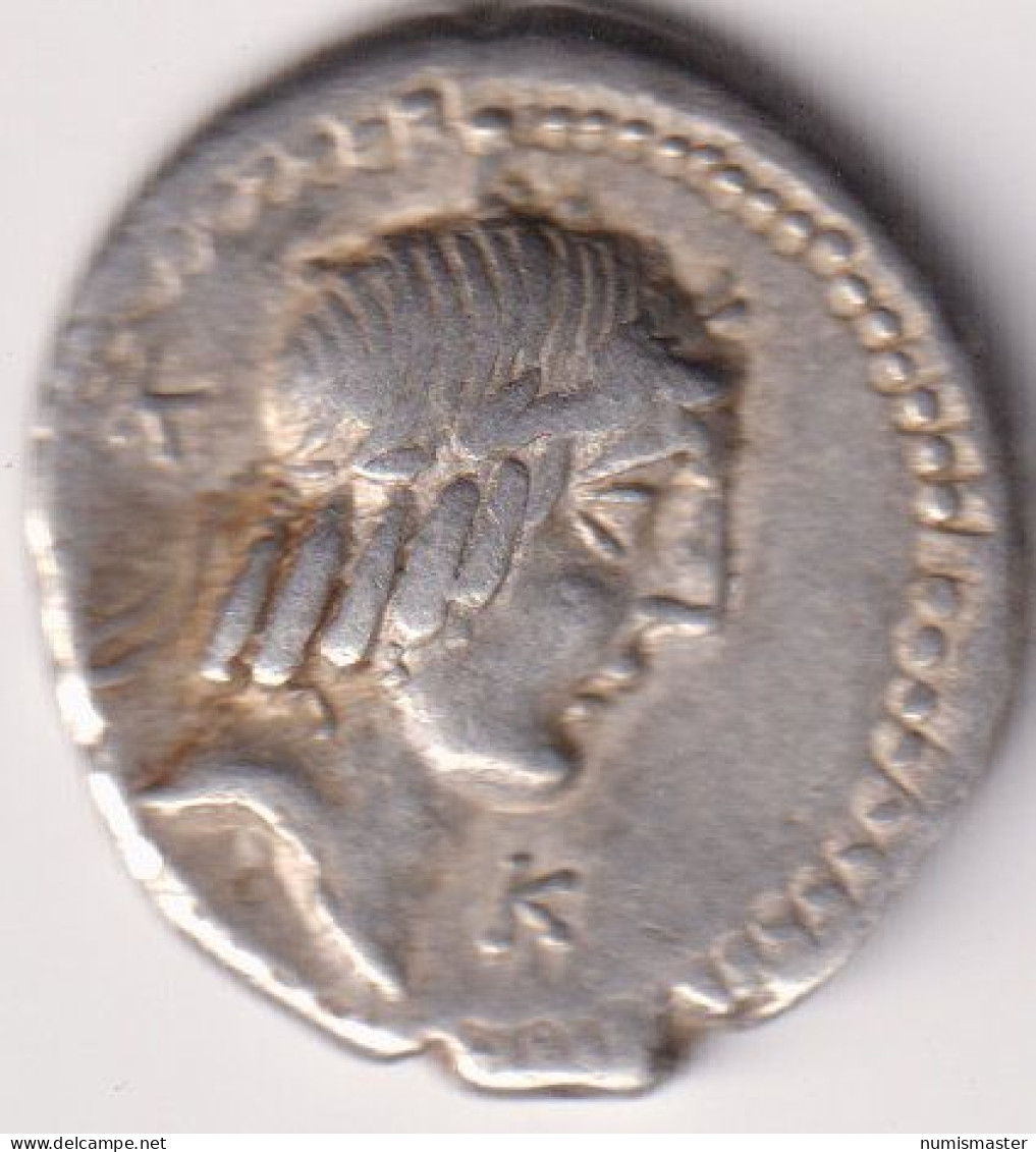 CALPURNIUS PISO FRUGI , DENARIUS 61 BC - République (-280 à -27)