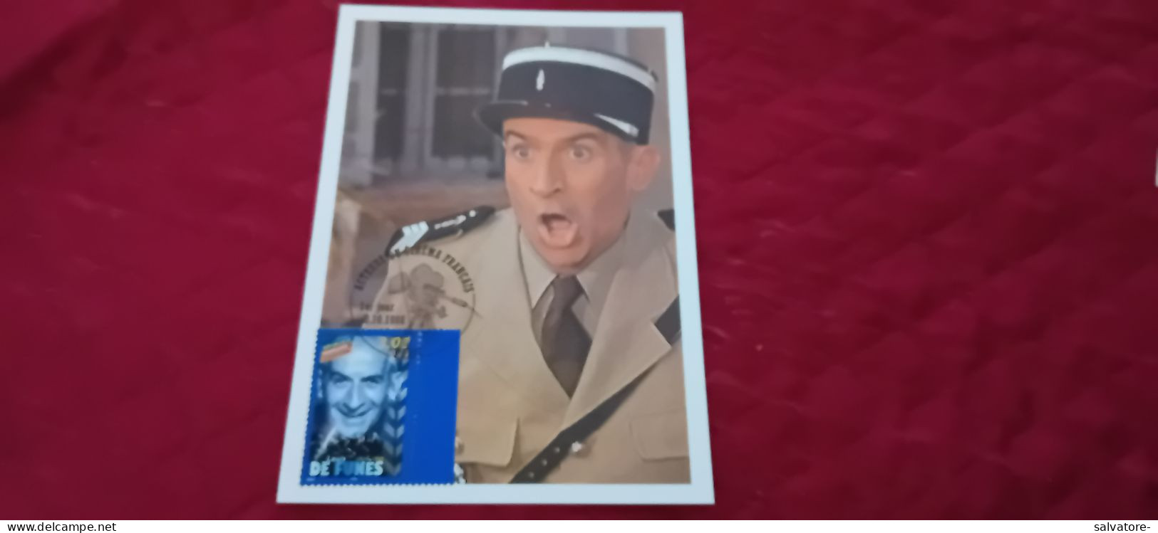 CARTOLINA  LOUIS DE FUNES- 1998 - Cinema Advertisement