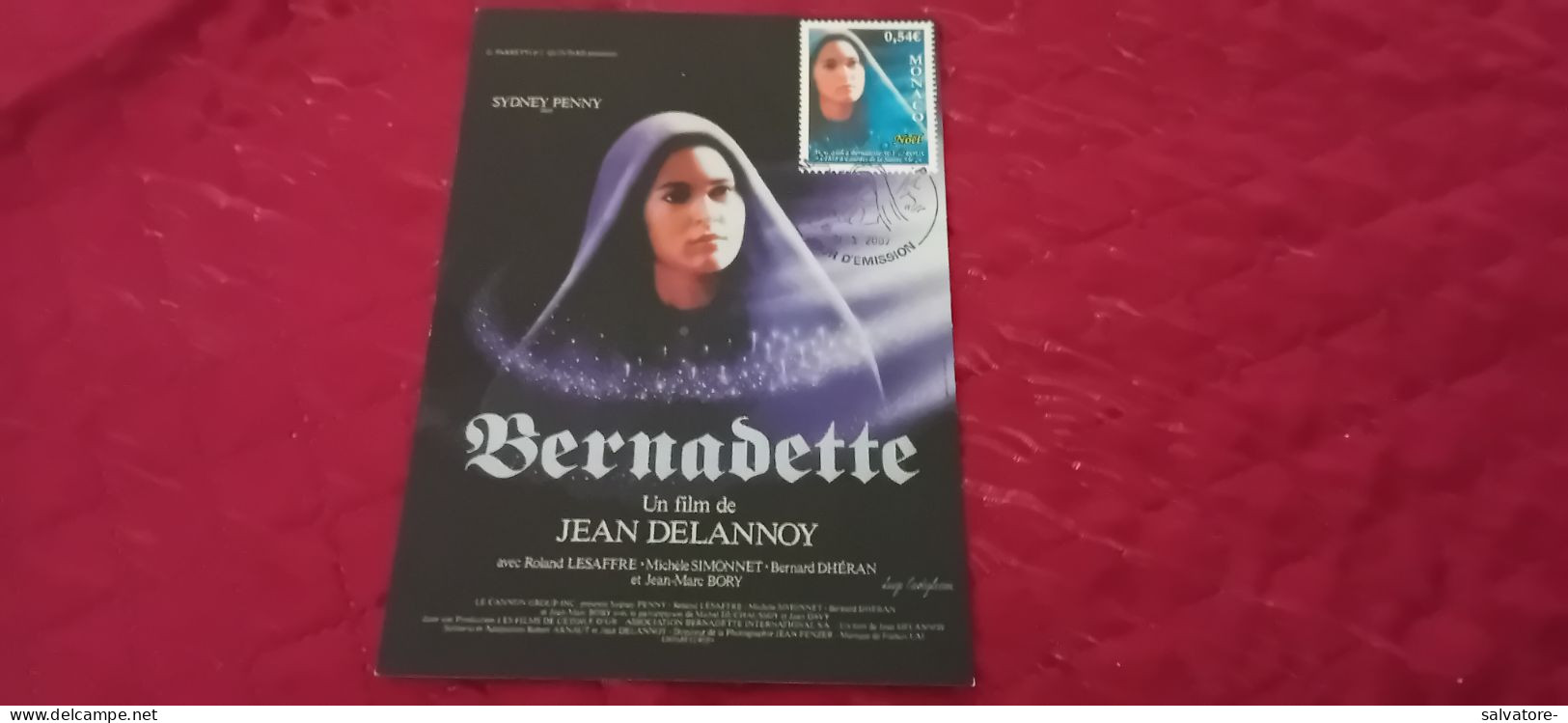 CARTOLINA BERNADETTE- UN FILM DIVJEAN DELANNOY- 2007 - Bioscoopreclame