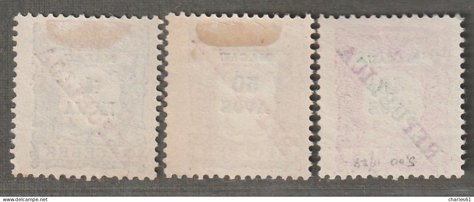 MACAO - TAXE N°20/2 Nsg (1911) REPUBLICA - Timbres-taxe