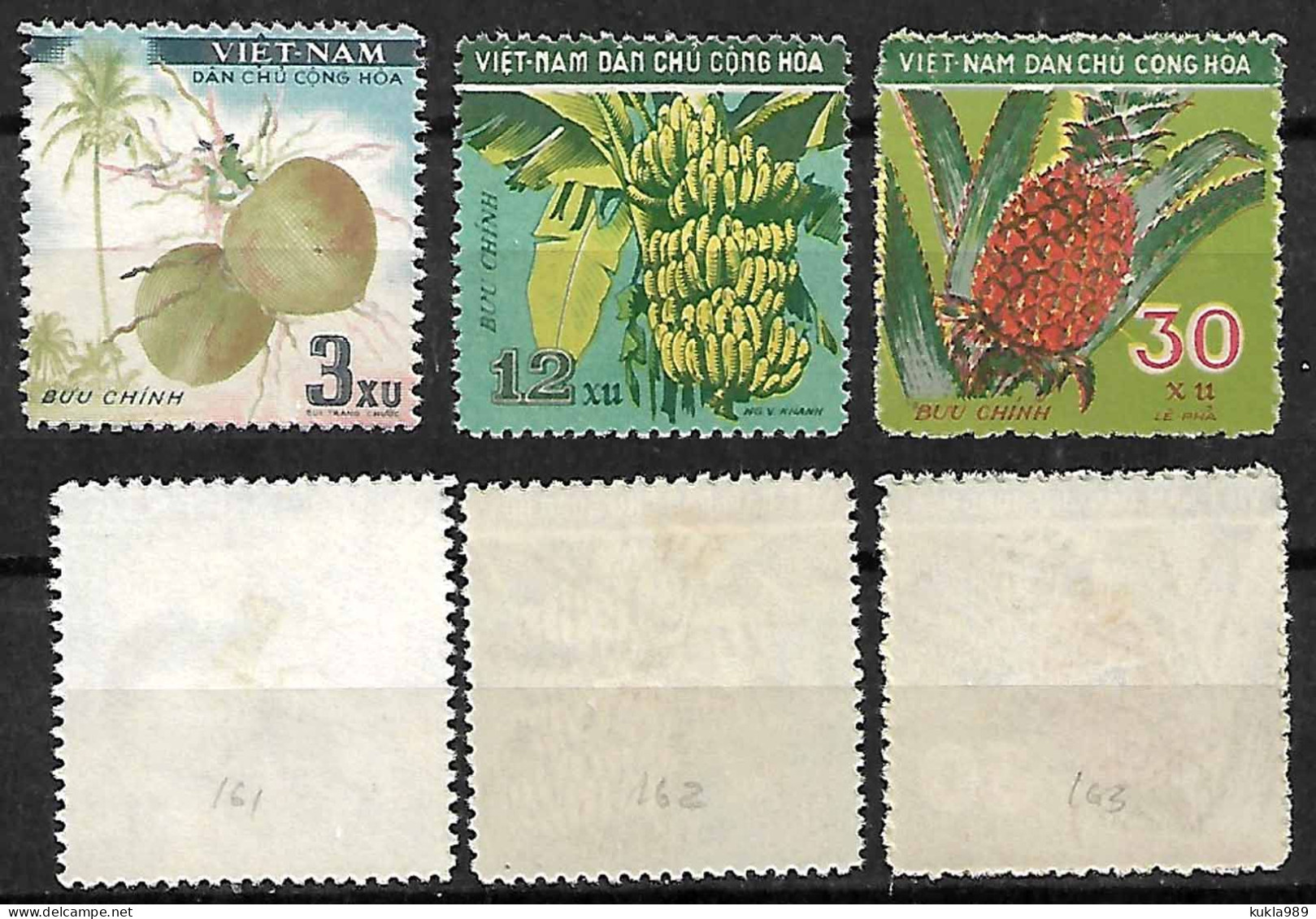 NORTH VIETNAM STAMPS 1959. Sc.#106-108. MLH - Viêt-Nam