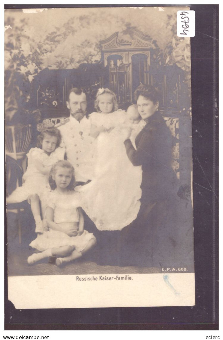 RUSSIE - KAISER FAMILIE - TB - Familles Royales