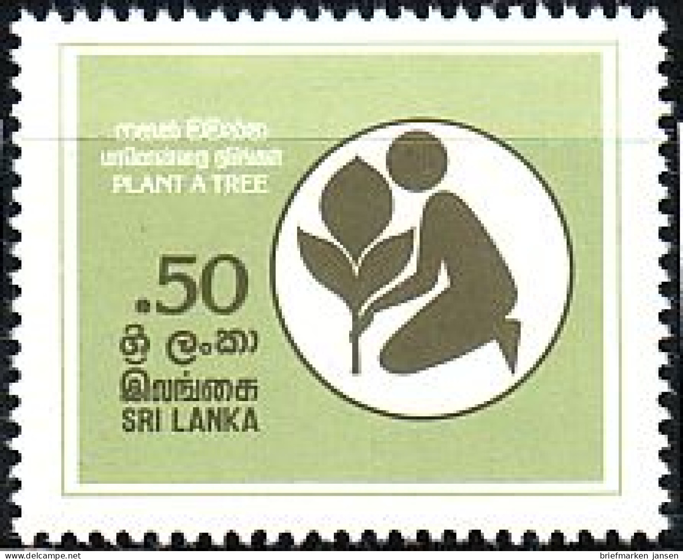 Sri Lanka Mi.Nr. 568 Erhaltung Der Wälder (50(C)) - Sri Lanka (Ceylon) (1948-...)