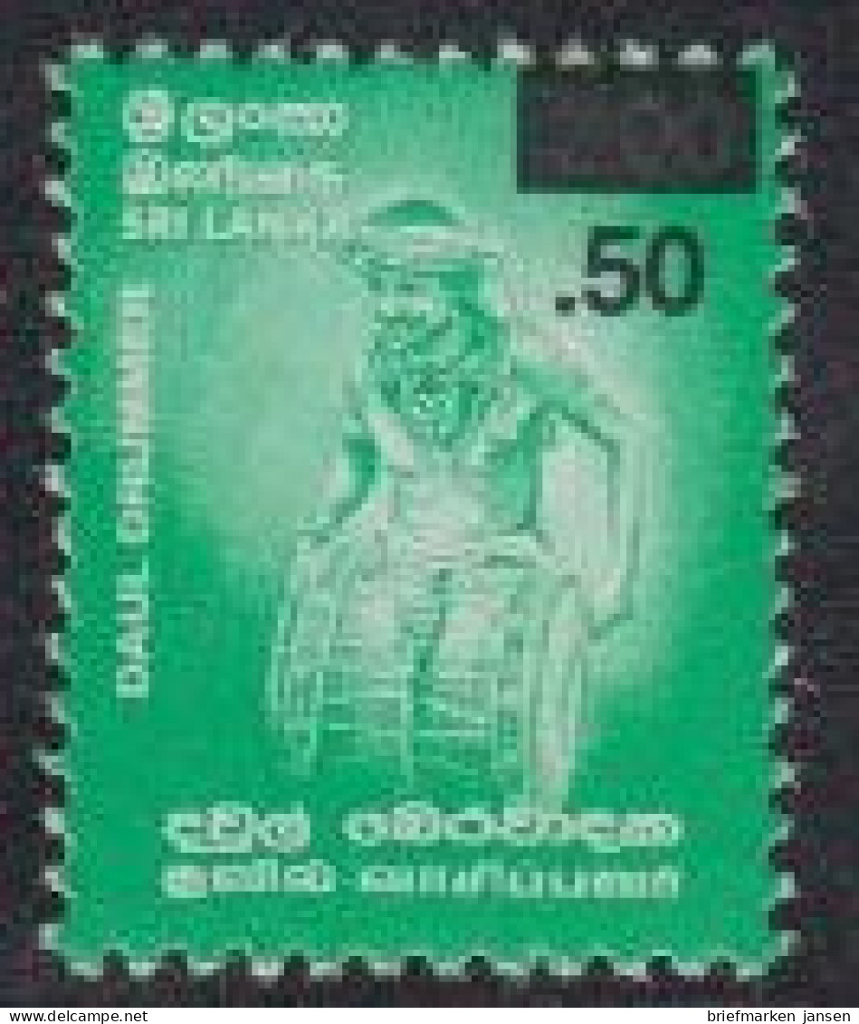 Sri Lanka Mi.Nr. 1503 Freim. Trommler, MiNr. 1310 Mit Aufdruck (.50 A.2,00) - Sri Lanka (Ceylon) (1948-...)