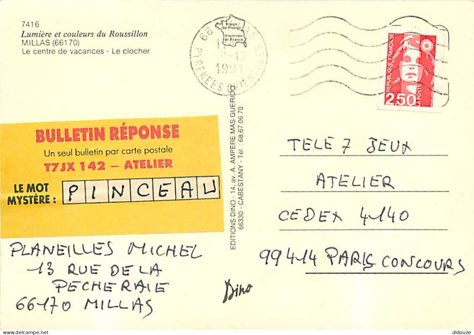 66 - Millas - Multivues - Cours De Tennis - CPM - Voir Scans Recto-Verso - Millas