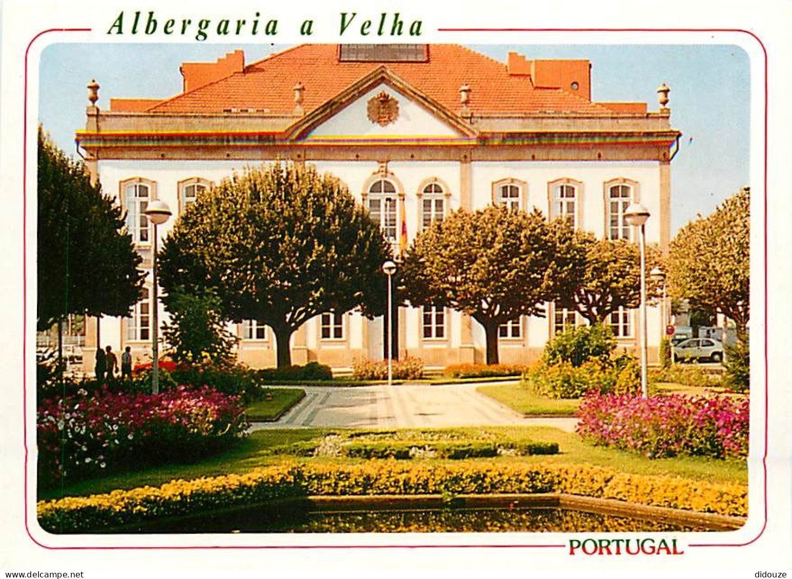 Portugal - Albergaria A Velha - Pacos Do Concelho - L'Hôtel De Ville - The Town Hall - Fleurs - CPM - Carte Neuve - Voir - Aveiro