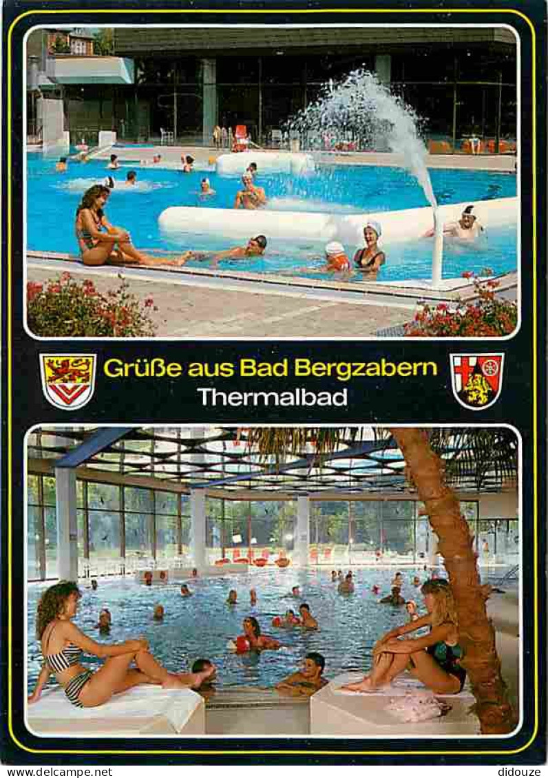 Allemagne - Bad Bergzabern - Grube Aus Bad Bergzabern - Thermalbad - Piscine - Multivues - CPM - Voir Scans Recto-Verso - Bad Bergzabern