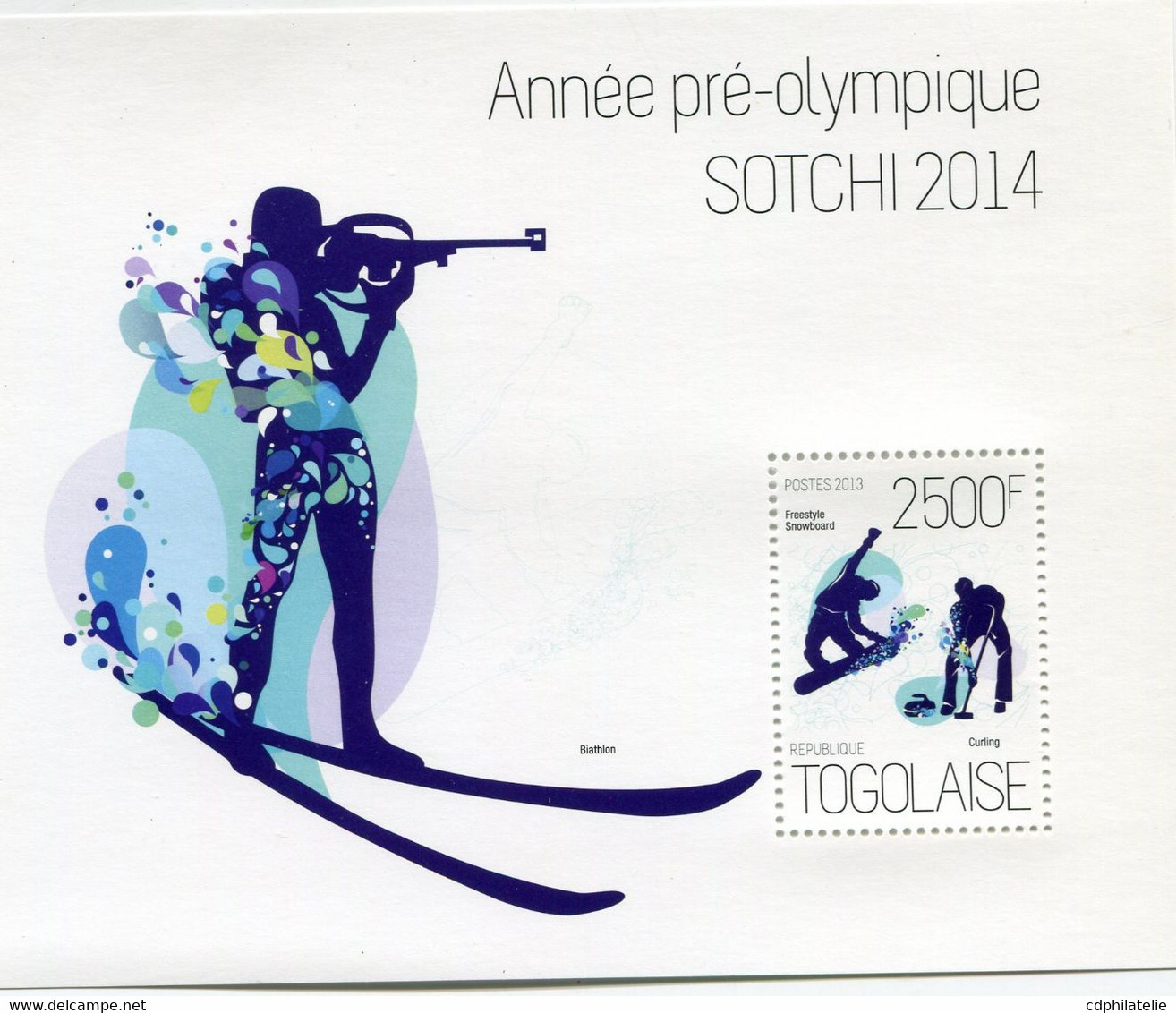 TOGO BF ** ANNEE-PRE-OLYMPIQUE SOTCHI 2014 - Invierno 2014: Sotchi