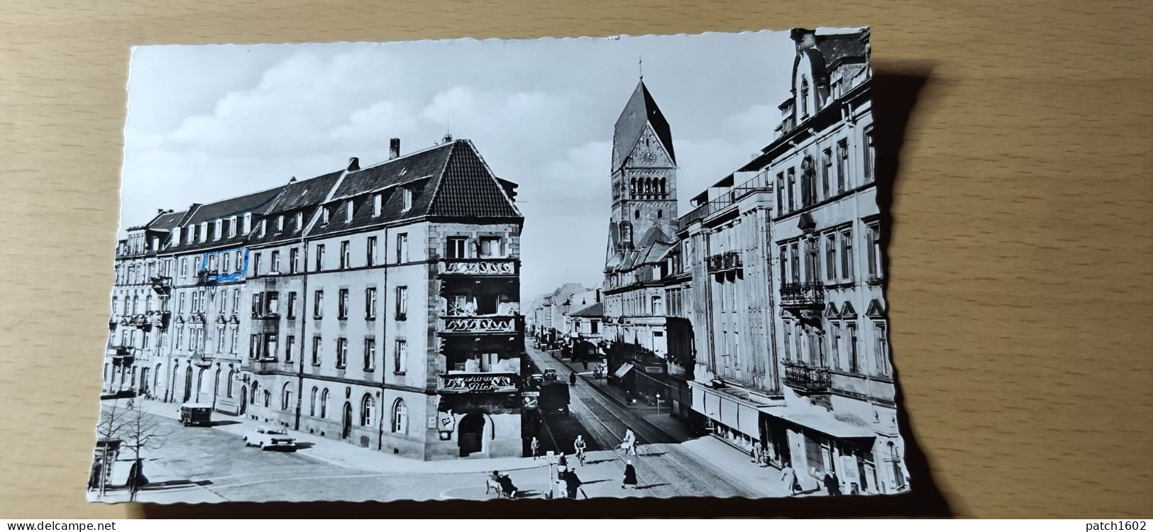 MANNHEIM  Mittelstrabe Blick Z. Herz-jesu-kirche 29/07/01958 - Mannheim