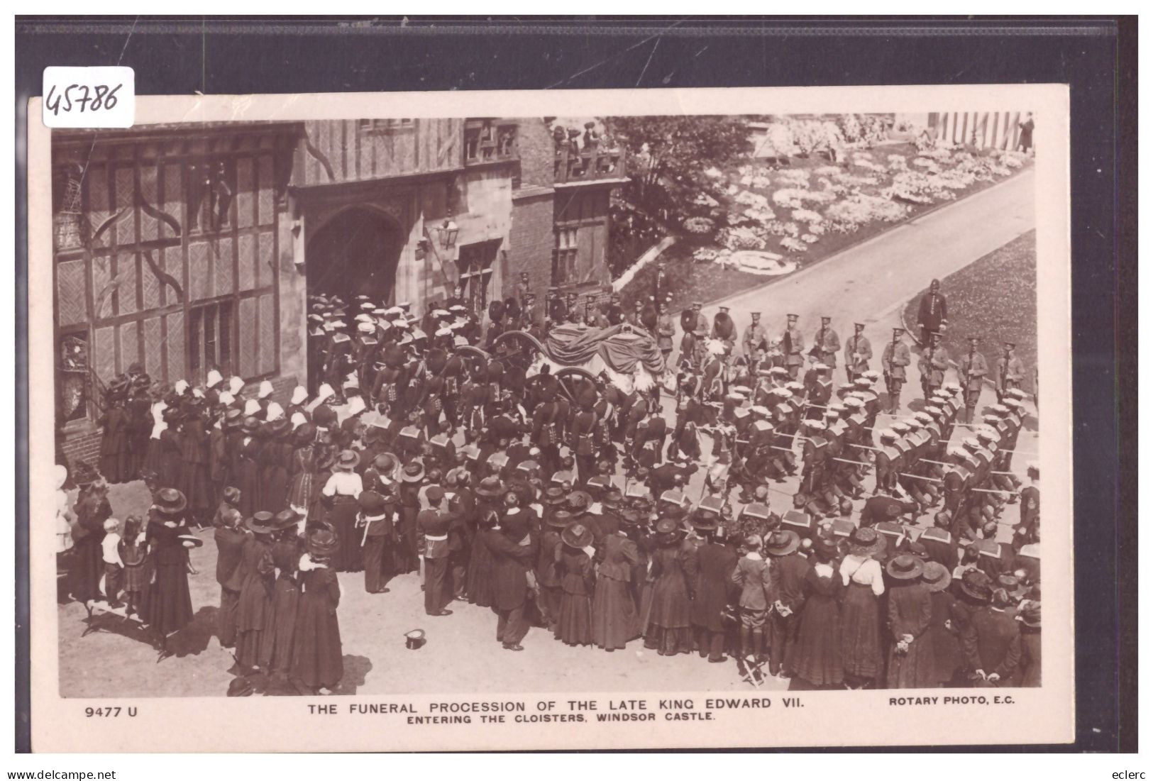 GRANDE BRETAGNE - THE FUNERAL PROCESSION OF THE LATE KING EDWARD VII - TB - Familles Royales