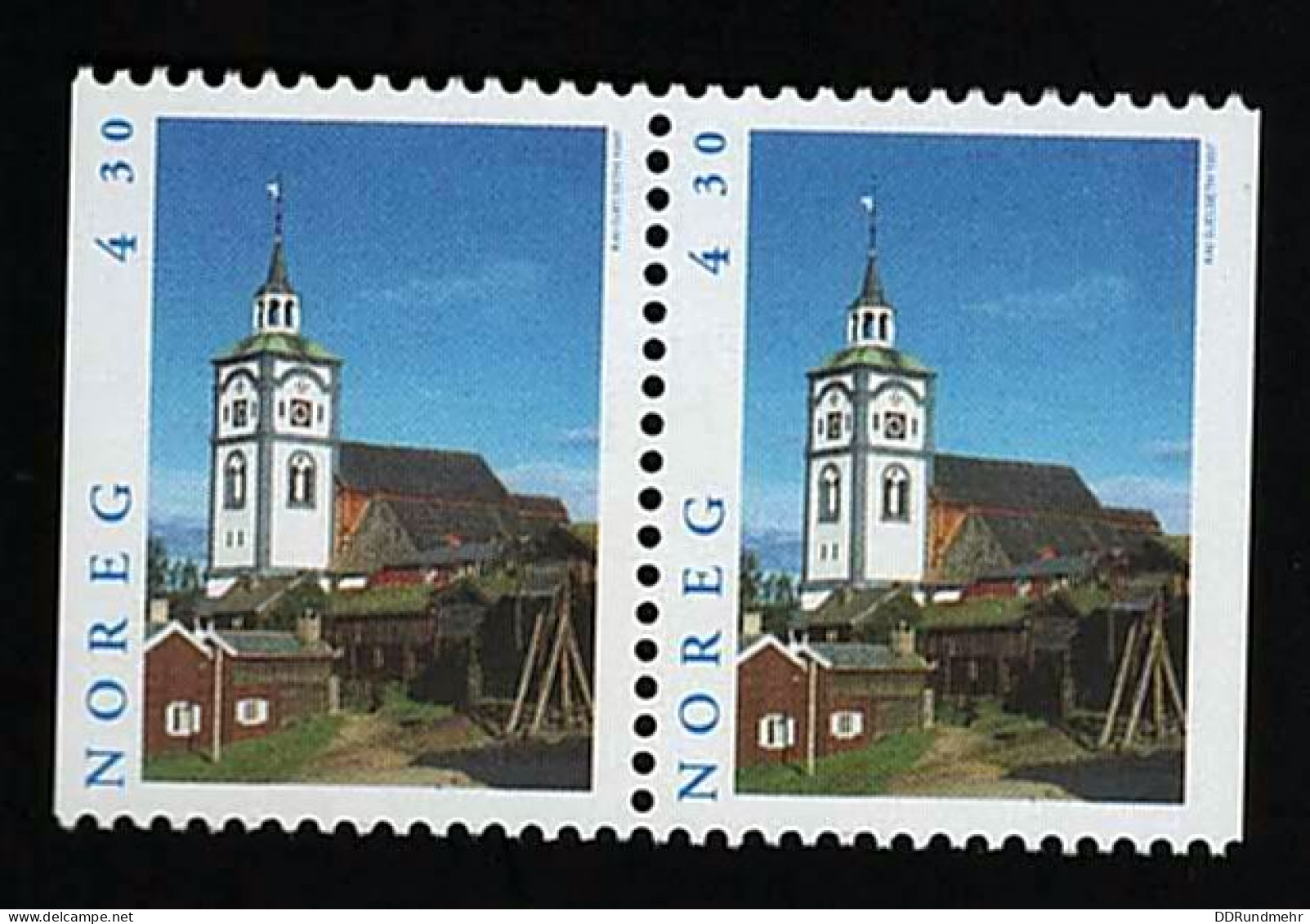 1997 Church  Michel NO 1246Dl/Dr AFA NO 1244Cvh Norgeskatalogen NO 1303BBxx MNH - Neufs