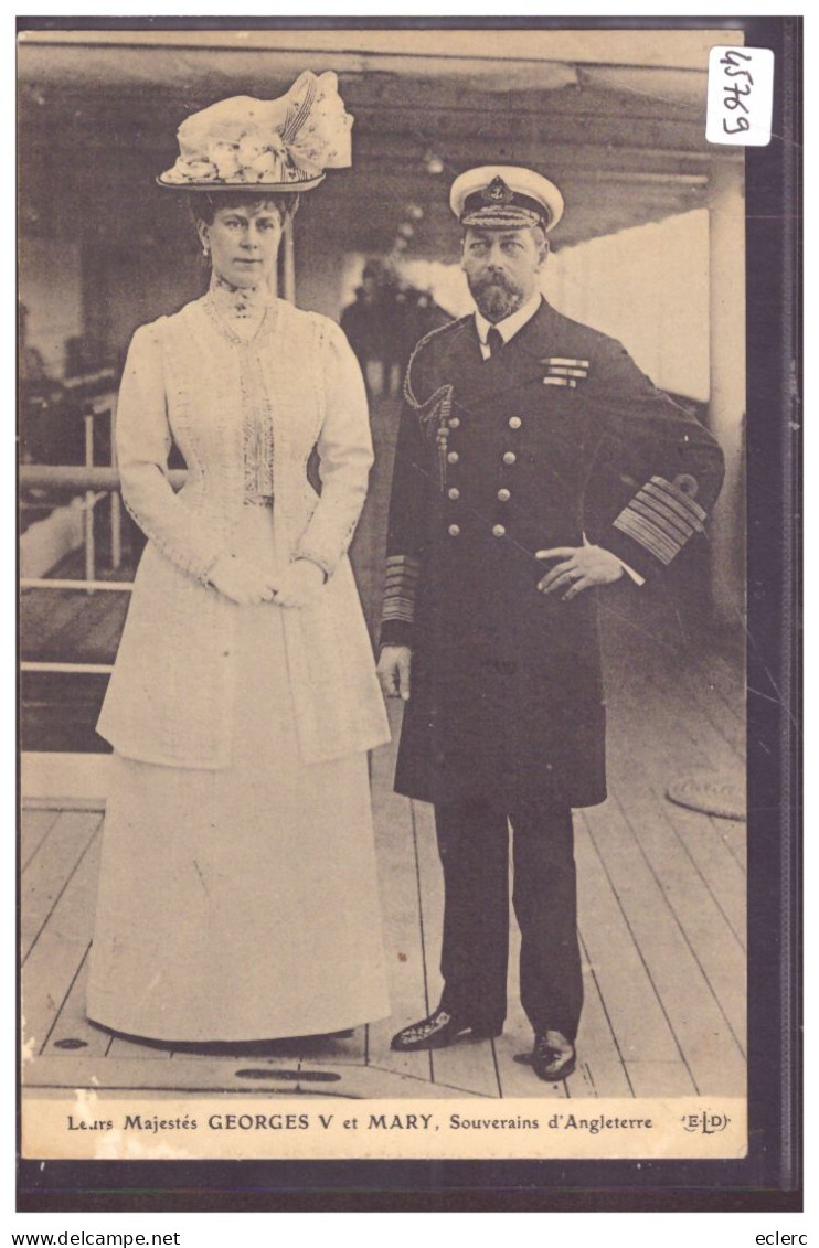 GRANDE BRETAGNE - KING GEORGE V AND QUEEN MARY - TB - Familles Royales